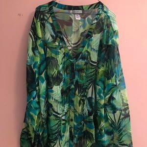 Beautiful Sheer Summer Blouse